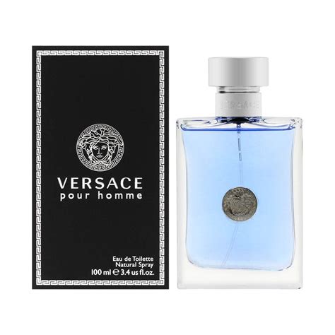 versace pour homme eau de toilette natural spray 100ml|Versace Pour Homme top notes.